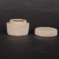 民国“四联分社”款鸦片烟膏陶盖盒