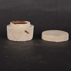 民国“四联分社”款鸦片烟膏陶盖盒