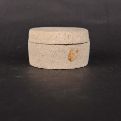 民国“同昌”款鸦片烟膏陶盖盒