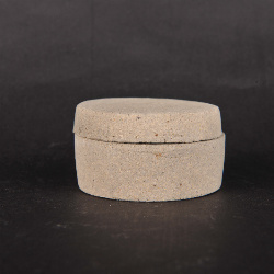 民国“爽利”款鸦片烟膏陶盖盒