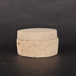 民国“爽利”款鸦片烟膏陶盖盒