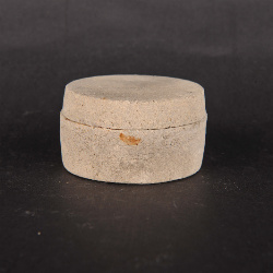 民国“爽利”款鸦片烟膏陶盖盒