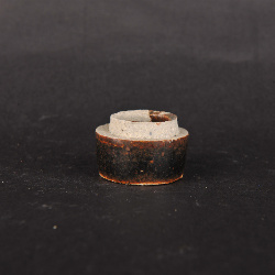 民国“四联分社”酱釉陶盒